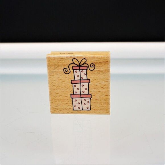 Happy Birthday Presents 3 Rubber Stamps All Night Media Sarah Beise Katie & Co - Picture 6 of 11